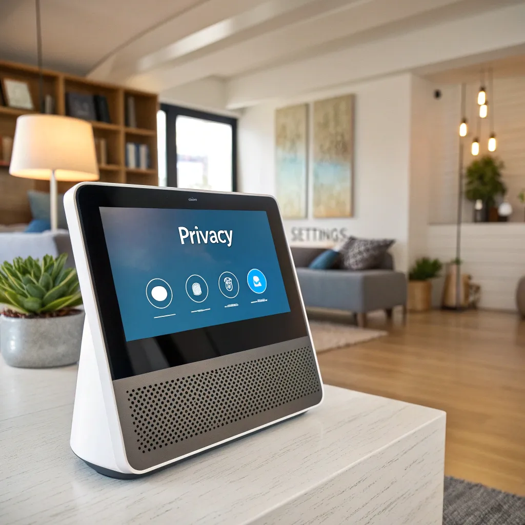 Smart home privacy settings